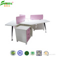 Office Furniture / Pink Wooden Modern Design Office Workstation Office Desk